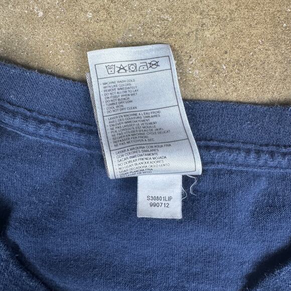 Nike Hoops T-Shirt Men’s 2XL Navy Blue‎ 03 Basketball Graphic Tee Vintage Y2K - Picture 10 of 13